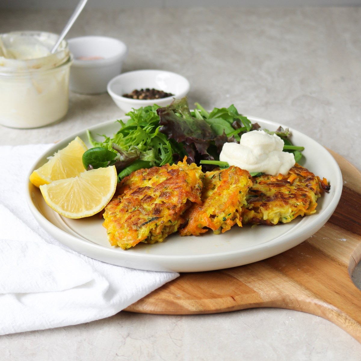 Zucchini & Carrot&nbsp;Fritters