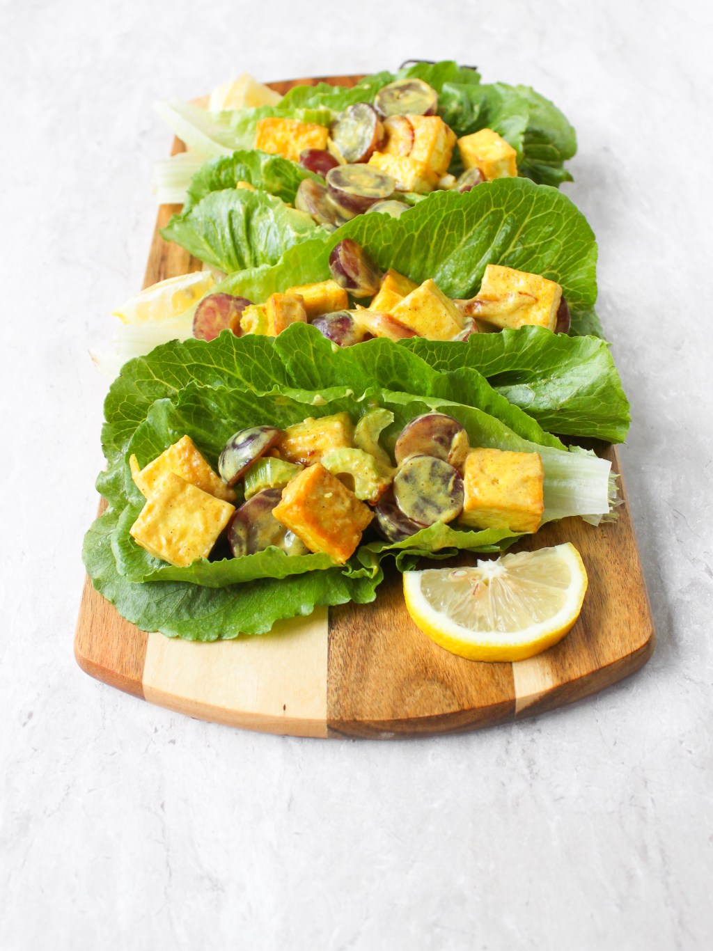 Curry Grape & Tofu&nbsp;Wraps